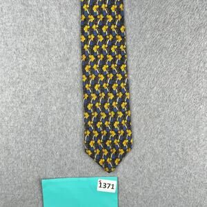 Ermenegildo Zegna Neck Tie Silk Floral Made IN Italy